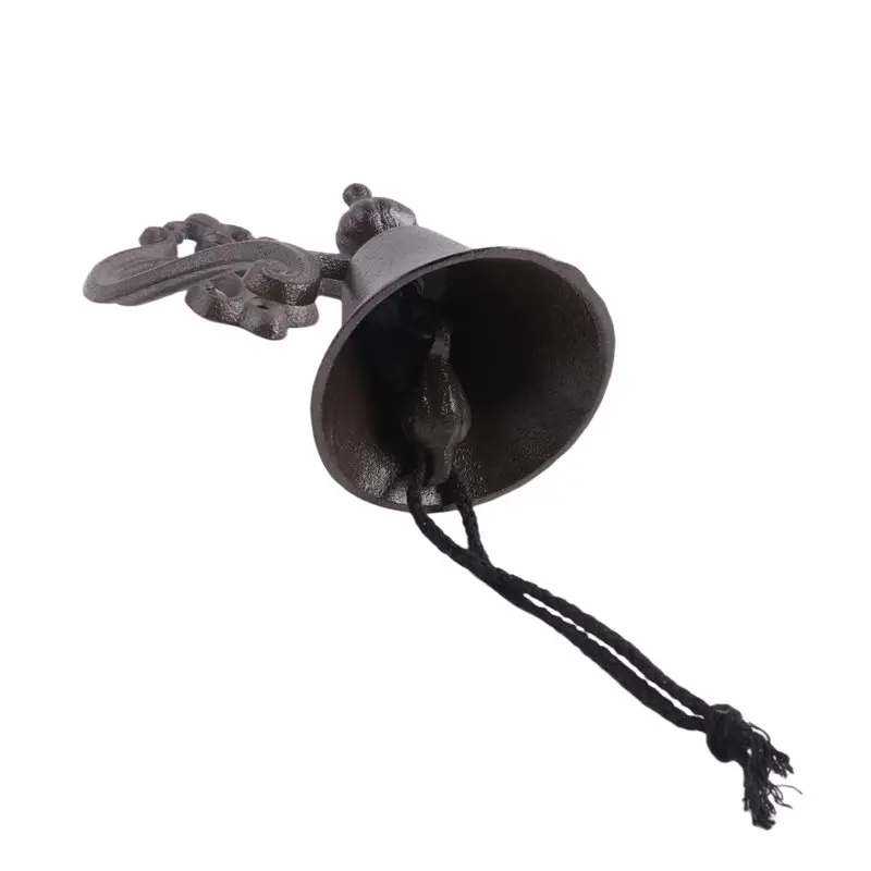 

Винтажный дверной звонок ABFI для сада и веранды в скандинавском стиле, винтажный дизайн из коричневого железа