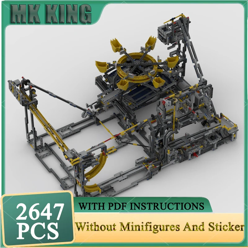 

Moc Building Block Mechanical Functional Operating Machine Modular Building Model Technology Brick DIY Assembly Toy Holiday Gift