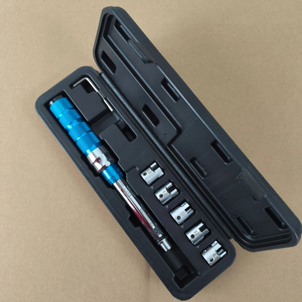 Spoke Torque Wrench Steel Torque Wrench Set 2-10 NM Spoke Tightening Torque Tool Precise Torque Spanner for Motorcycle