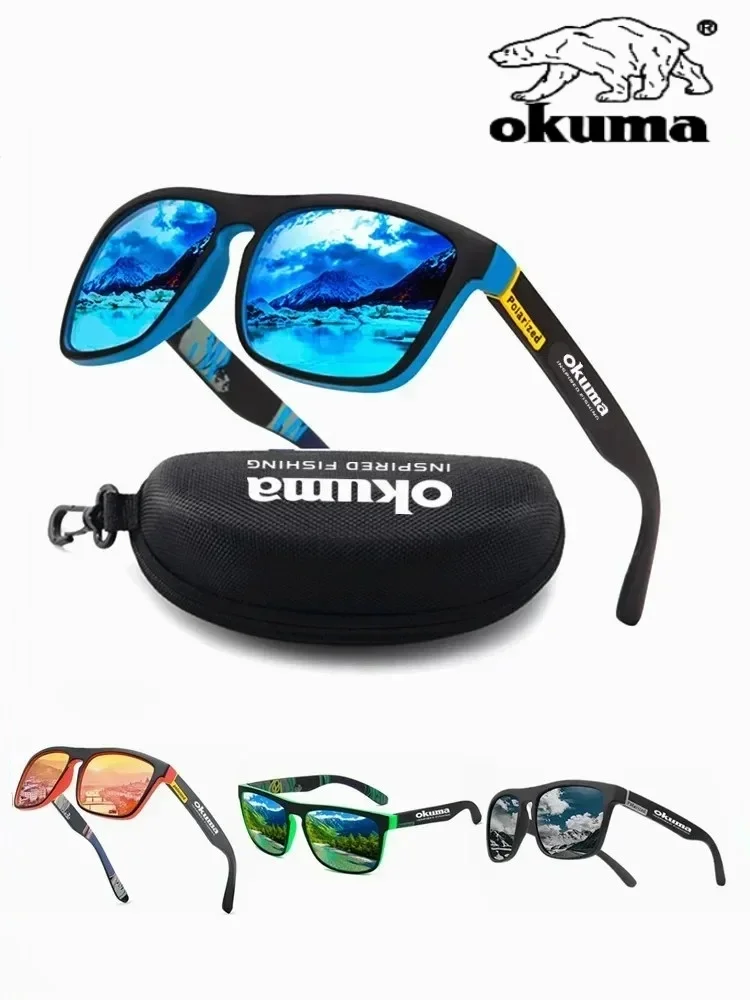 Okuma Fashion Polarisierte Brille UV400, schützt vor starkem Licht und blendendem Licht, geeignet für Radfahren, Autofahren, Angeln usw. – Detail 9