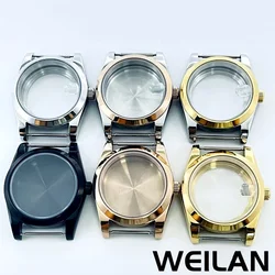 36mm 40mm Rose Gold Black Silvery NH34 NH35 NH36 NH38 NH39 NH70 NH72 ETA2824 PT5000 Watch Case Top Waterproof Sapphire Crysta