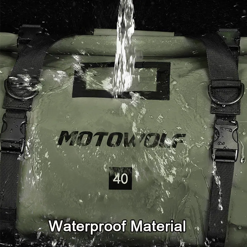 New Waterproof Motorcycle Bag For K-TM 1290 BMW Yamaha 40/66L Large Capacity Outing Storage Package Motorcycle Luggage Tailpack