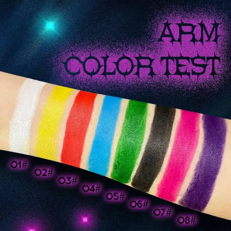 MLSMILEマットリップスティック フェイスボディペイント パーティー リアルメイク オールインワンセット ホットセール ハロウィン カーニバル 2025年新作