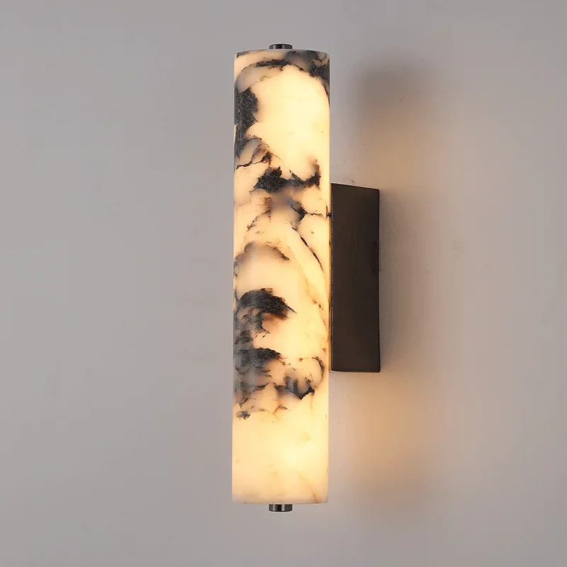 

Nordic Cloudstone Lamps Bedside Living Room Italian Style Natural Stone Marble Light Luxury Home Decoration Modern Wall Lights