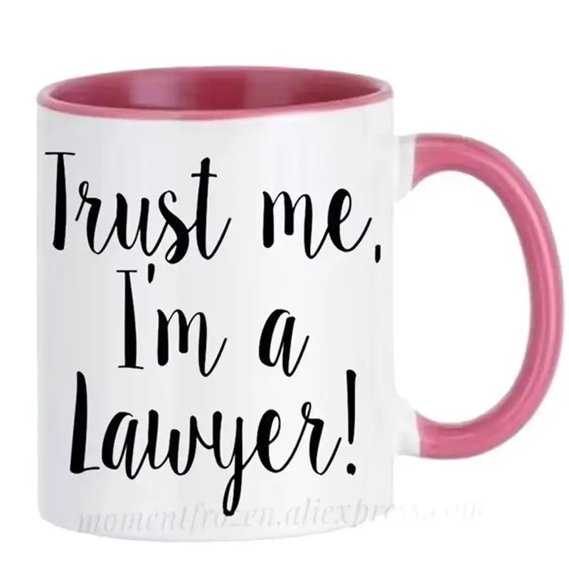 Lawyer Mugs Coffee Caffeine Coffeeware Law Mugen Cocoa Milk Cafe Tea Art Friend Gift Home Decal Tableware Teaware Beer Drinkware