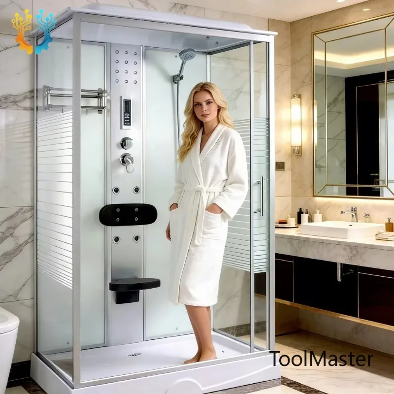 

【2026】COMO Luxury Tempered Glass Square Complete Bathroom Luxury Massage Bath Shower Steam Sauna Enclosure Shower Room Cabin Wit