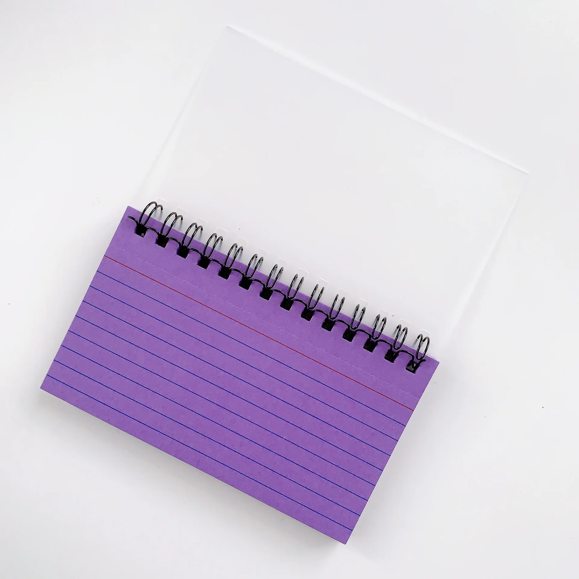 Einfache horizontale Linie Farbe Abreißkarte Karteikarte Kleines Notizbuch Spule Kreative Haftnotiz Nachricht Wortnotiz Kleines Notizbuch – Detail 7