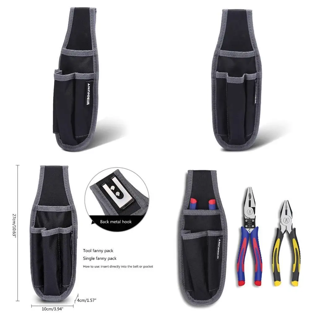 

G6KF Upgraded Tool Bag Tool Holder Work Tool Belt Polyester Fiber Wear-resist
