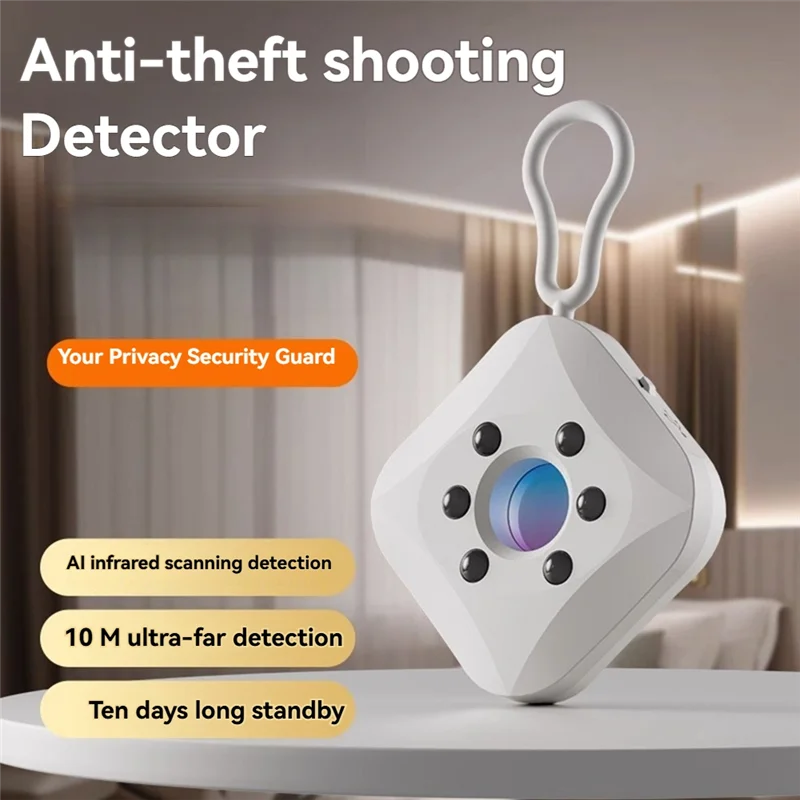 

DIGIT-Wireless Detector Anti-Peeping Devices Scanner Security Protection Infrared Camera Finder For Home Office Travel A