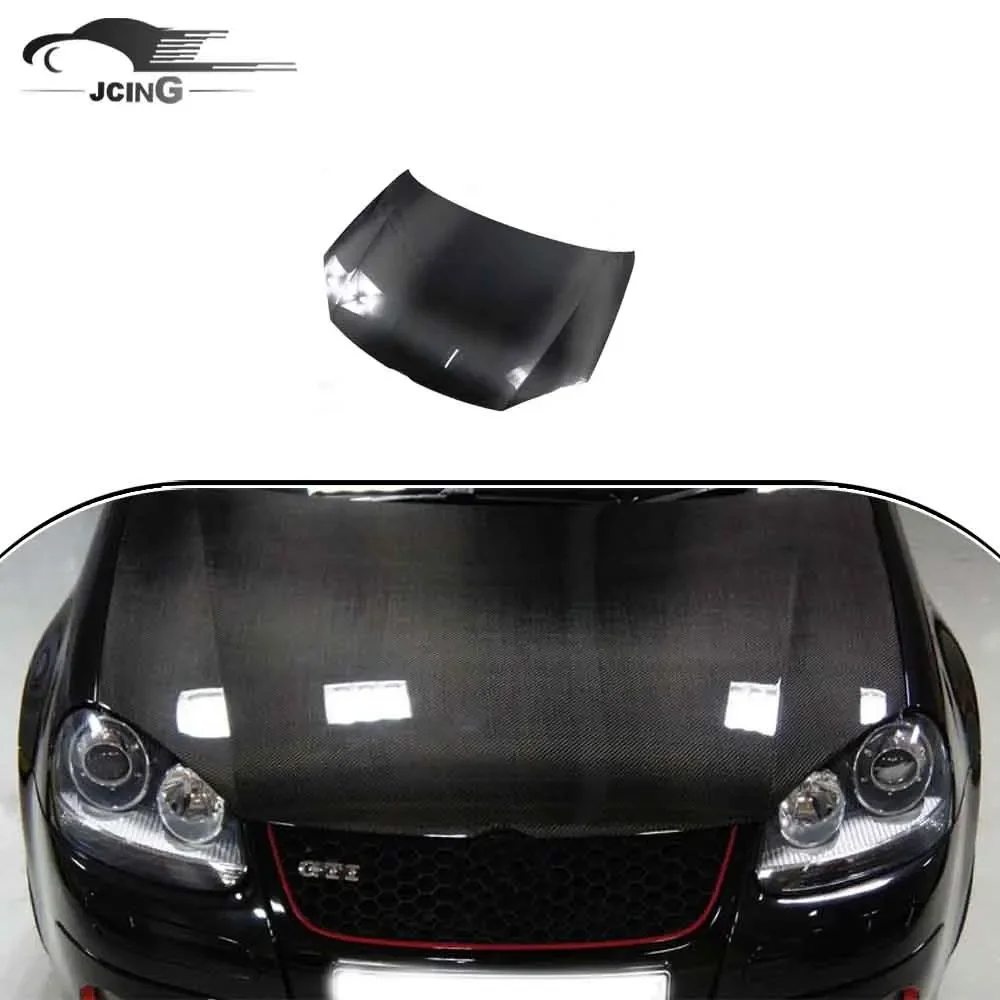 Factory ODM Carbon Fiber engine hood for V W Golf MK5/Golf V/Golf 5 GTI body kit