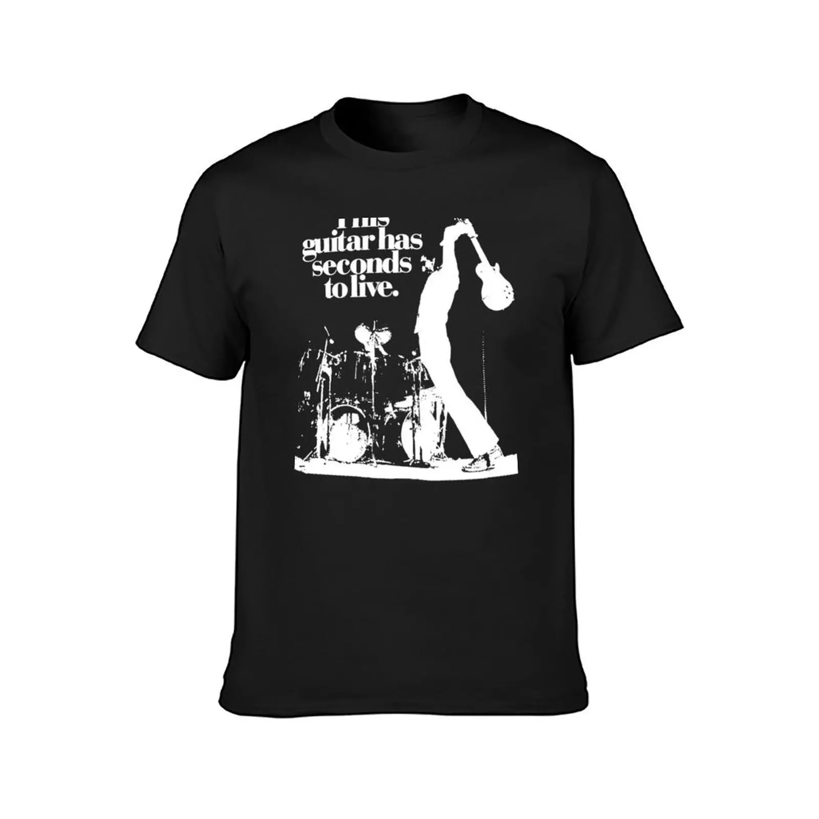 Pete Townshend The Who This guitar has seconds to live Rock Music legend Guitar T-Shirt oversizeds sweat plain t shirts men