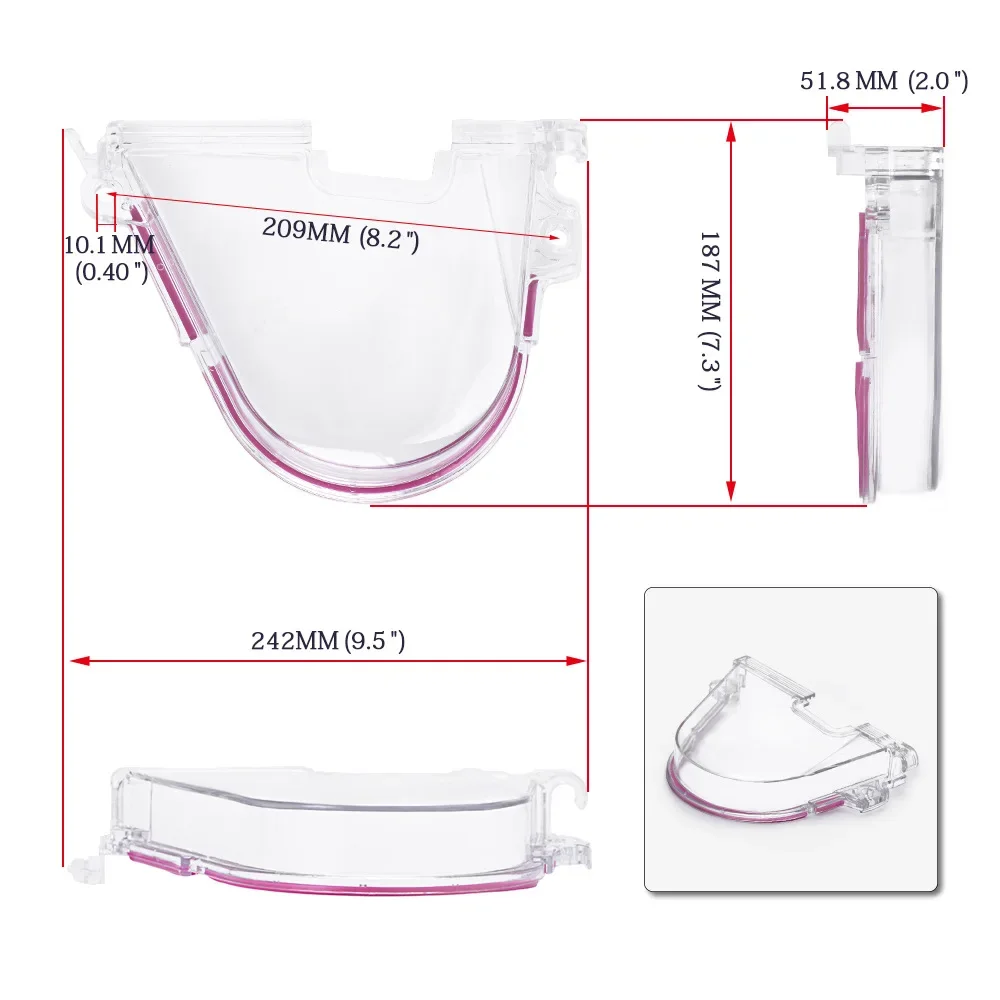 Transparent Cam Gear Timing Belt Cover For Honda Civic 96-00 Ek Eg D15 D16