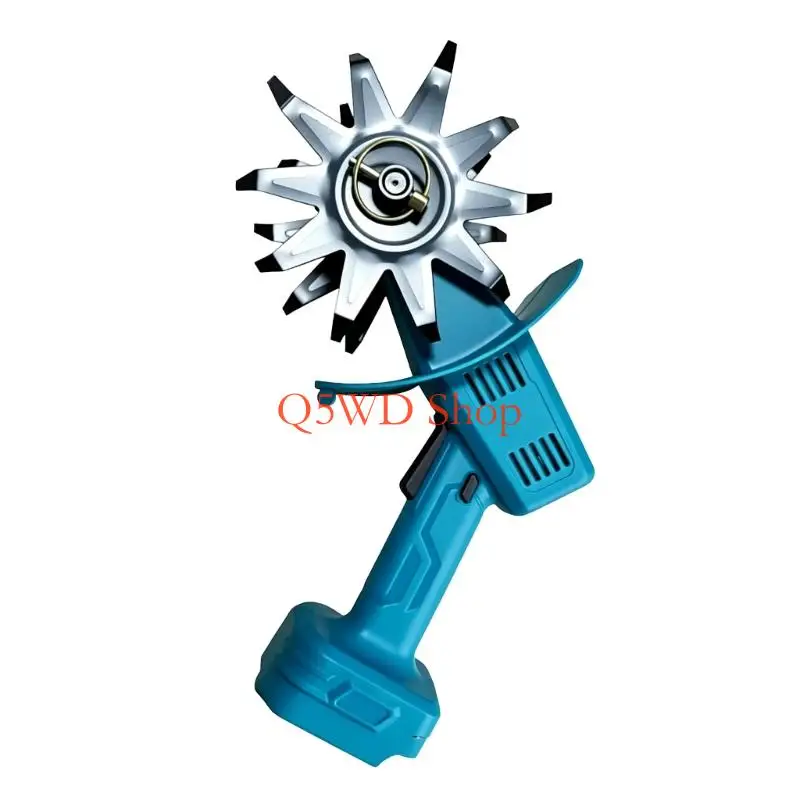 Q5WD Handheld Tiller Cultivator Electric Tiller Battery Powered Cultivator for 18/21V view 4