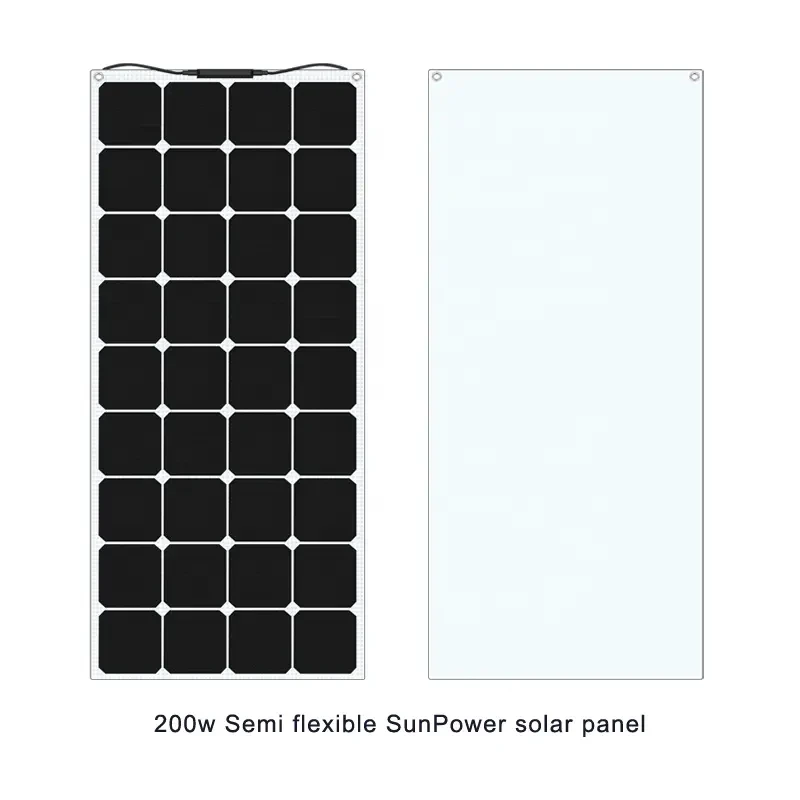 RV Boat Use High Quality Thin Film Solar Cells Sunpower Solar Flexible Solar Panel