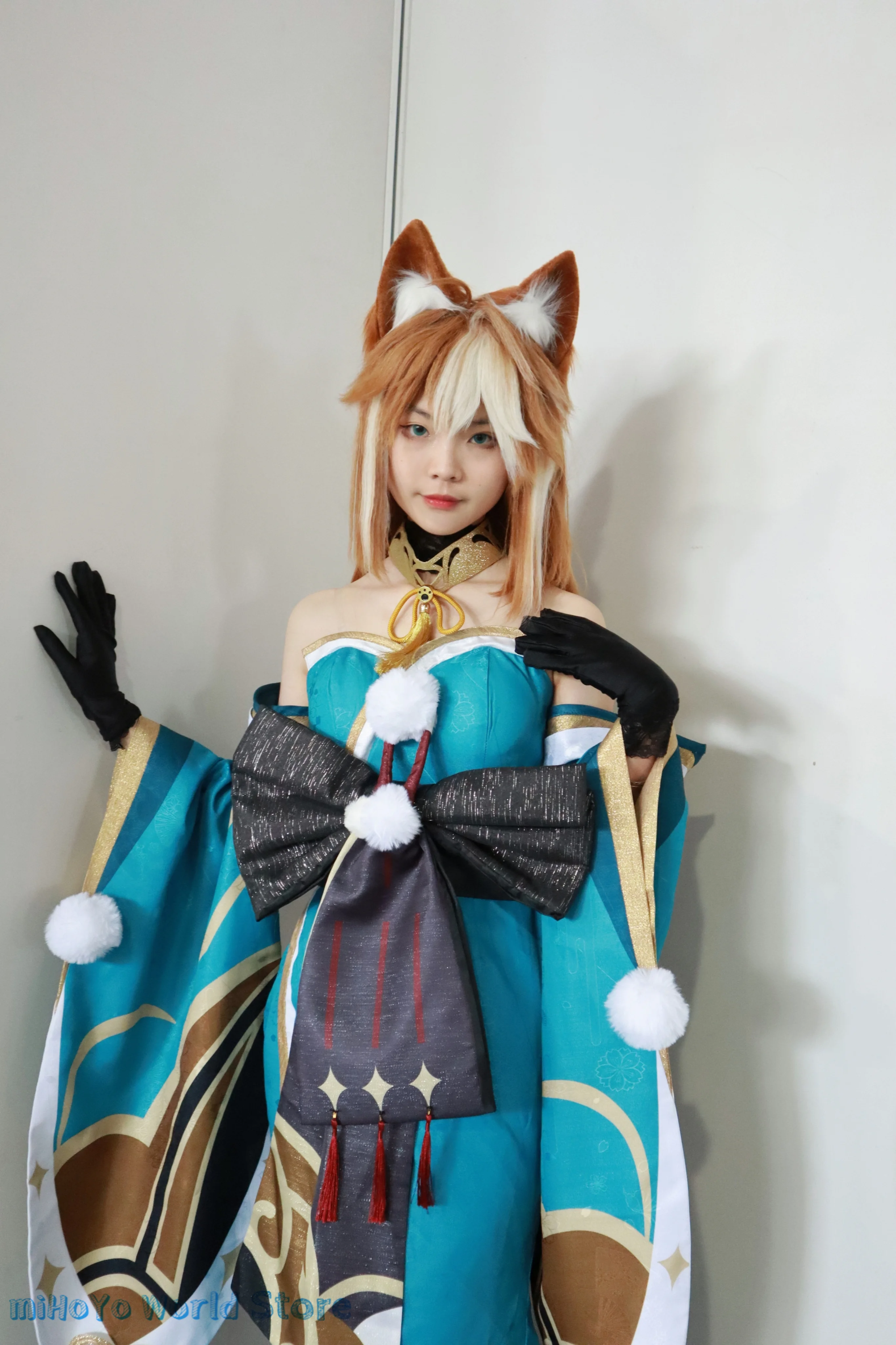 Delusion Genshin Impact Miss Hina Cosplay Uniform, Game Hina Gorou fur s Costume, Comic Con, Party Py Play, Birthday Gift, EN STOCK