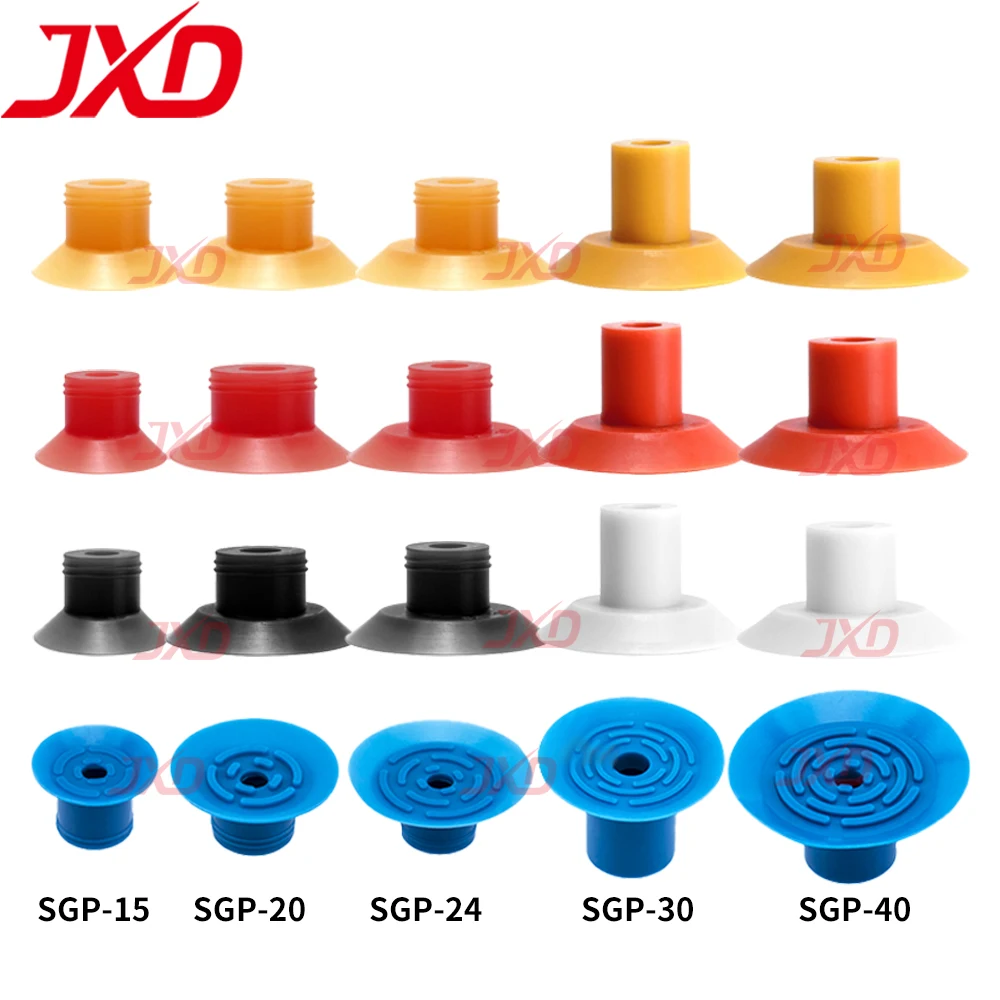 SGP15 SGP20 SGP24 SGP30 Vacuum Suction Cup for Robot Arm Gripper Film Bag Opening Pad Industrial Pneumatic Fitting Component