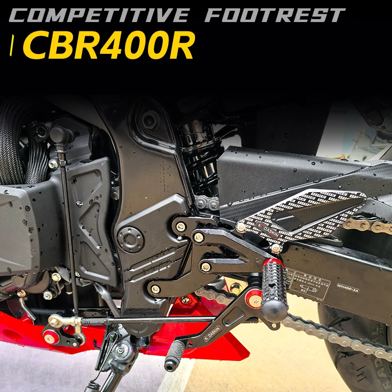 For HONDA CBR400R CBR 400R CBR 400 R Motorcycle CNC Rearset Adjustable Foot Rset Racing Front Pedal Accessorie