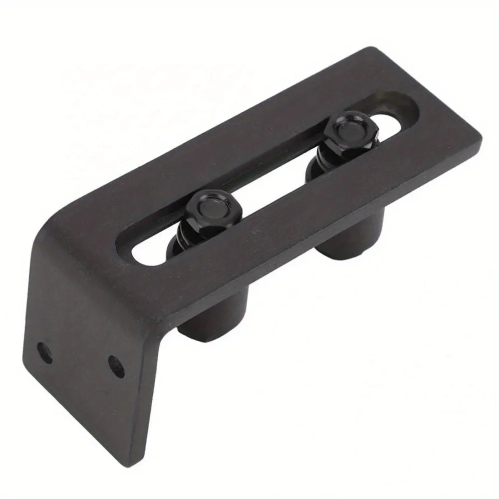 1 set di rulli guida per pavimento regolabili con guida inferiore per porta del fienile scorrevole senza intoppi