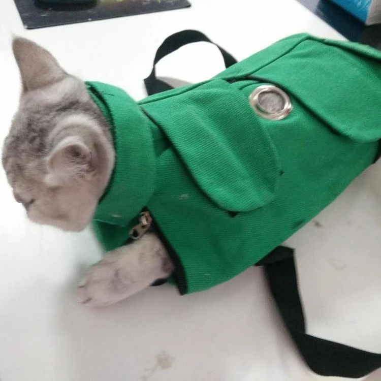 Veterinary Cat Examination Restraint Bag for Vet Clinics