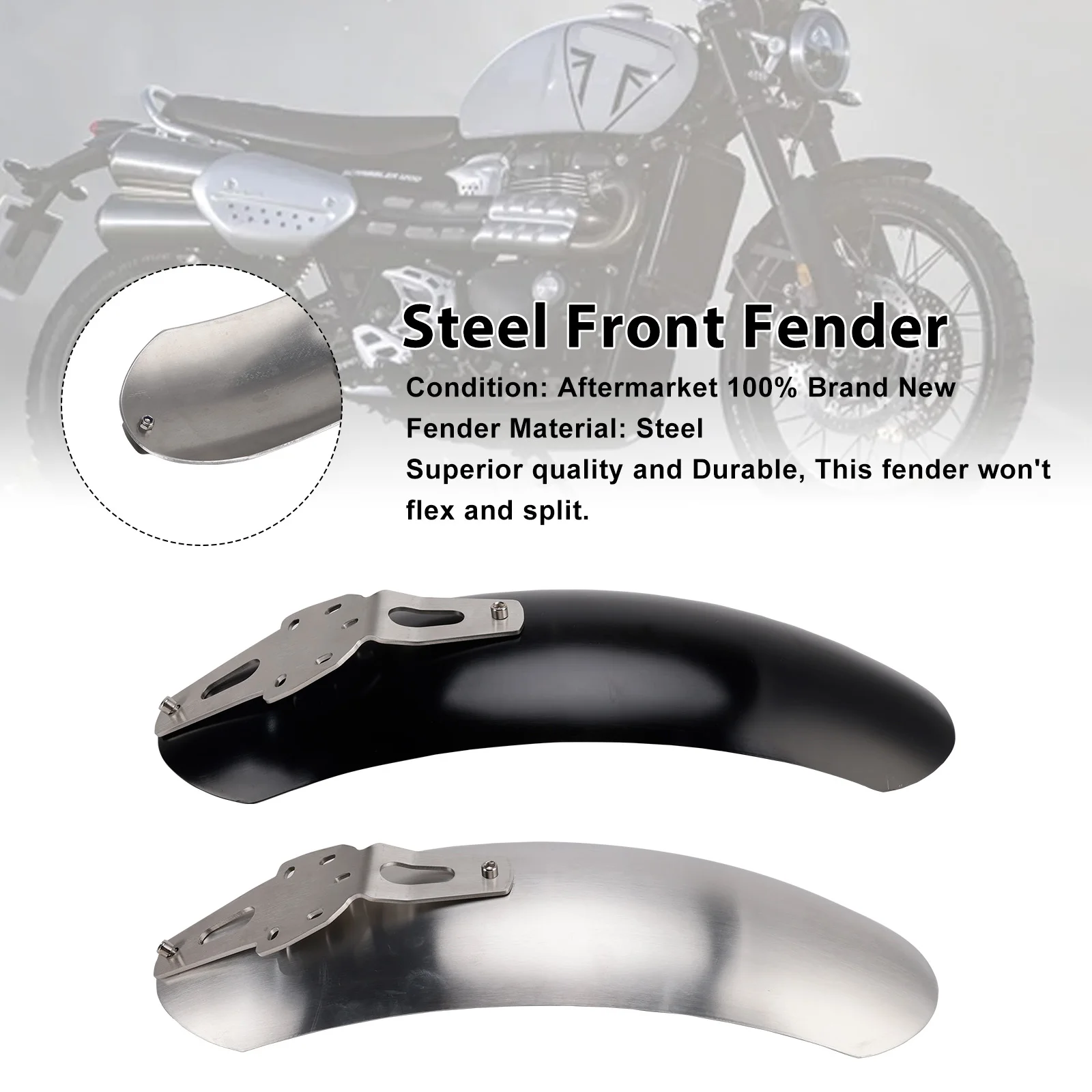 

Стальное переднее крыло Topteng для Scrambler 1200X 1200XC 1200XE 2019 2020 2021 2022 2023 2024 2025