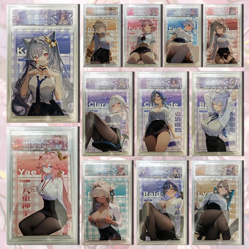 

Goddess Story Moonlight chords GR card Raiden Shogun Yae Miko Keqing Hu Tao Bronya Rand Furina boy Toy collection Birthday gifts