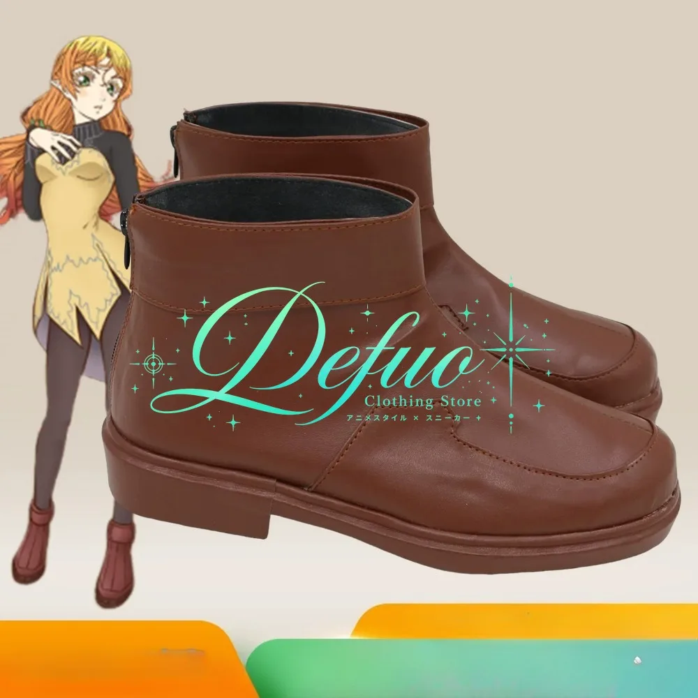 Uncle From Another World Cosplay Shoes Anime Custom Boots Ladies Halloween Carnival Props