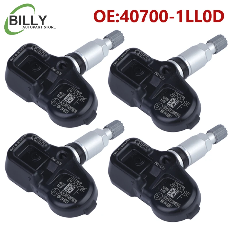 YAOPEI 40700-1LL0D 40700-1LL0C Tire Pressure Sensor TPMS For NISSAN tpms sensor 407001LL0D 40700 1LL0D 407001LL0C Car