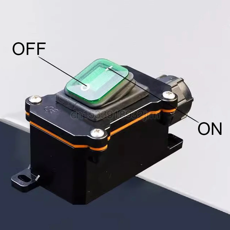 1Pcs KCD4 Waterproof Rocker Switch IP65 220V 16A/30A ON-OFF /ON-OFF-ON Rain Proof Outside Electrical Room Ampere Box