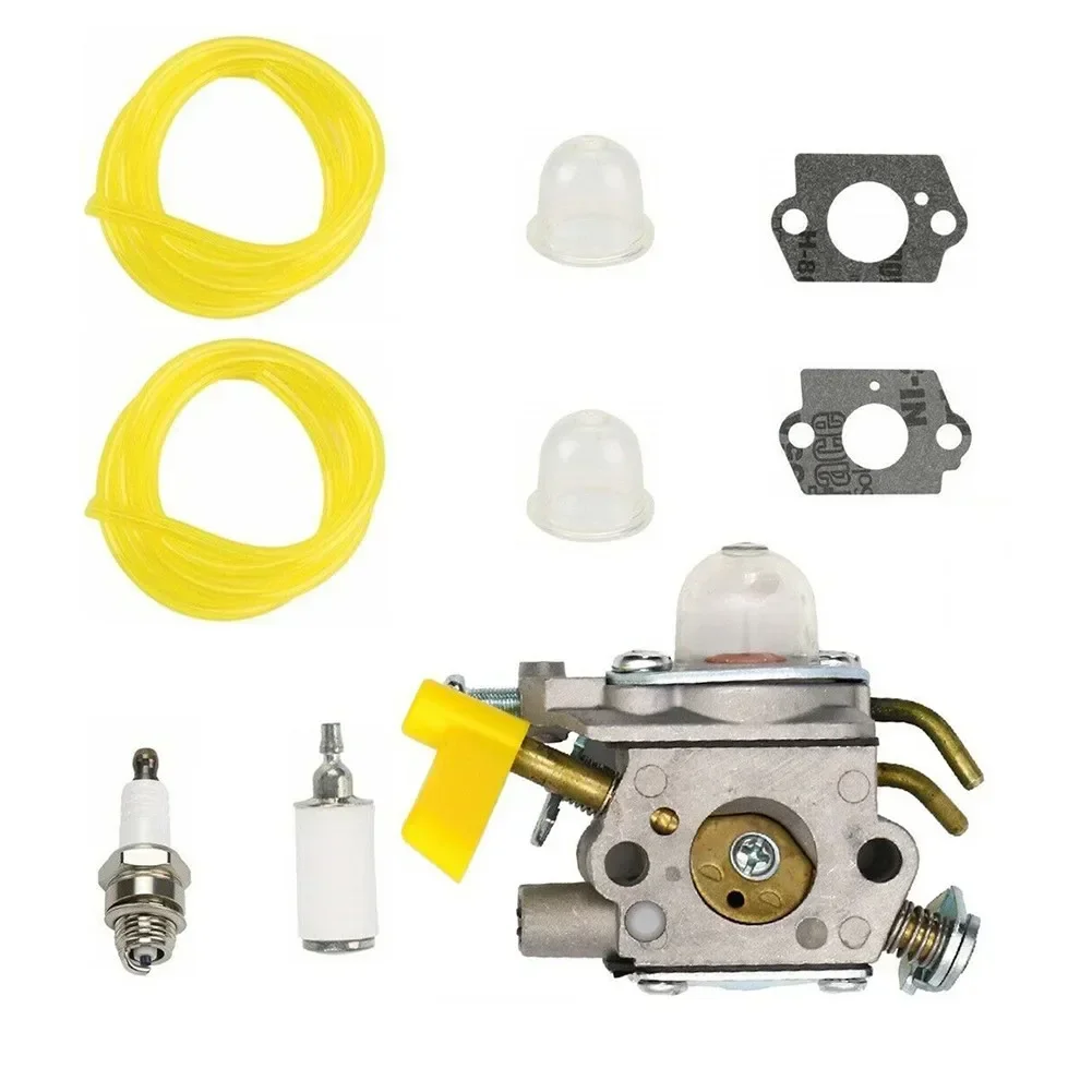 Kit de carburador para cortacésped Homelite RBC30SET RLT30CET RLT26CDS RBC26SES altamente compatible con el Original