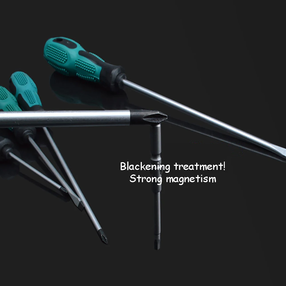 1pcs 3mm 5mm 6mm Phillips Slotted Screwdriver Magnetic Tip Screw Driver Spanner Hand Repair Tool Durable Screwdrivers Blue TPR