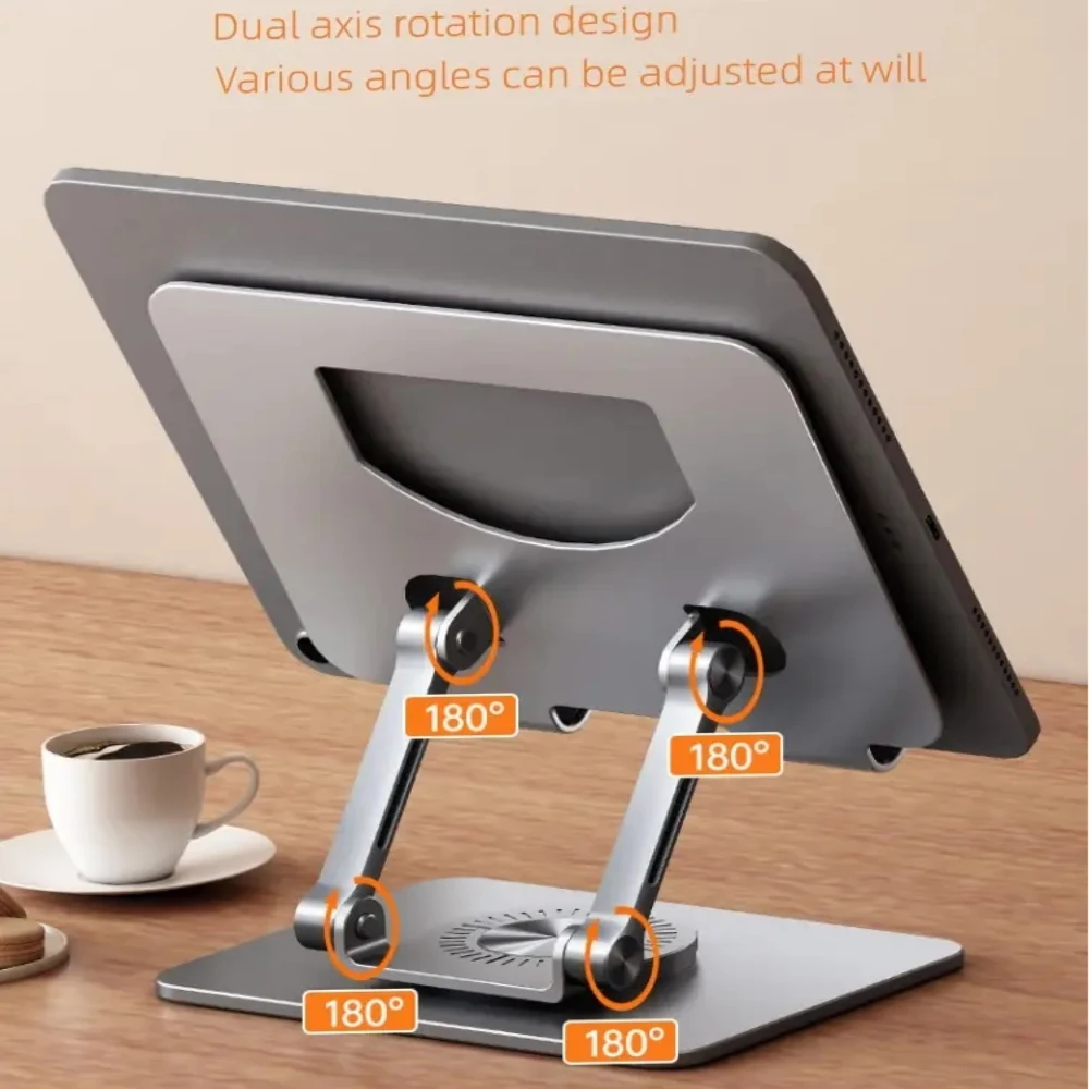 360 degree Roating Desktop Telescopic Bracket Lazy Bedside Metal Holder Universal Foldable Support Ipad Phone Stand Accessories