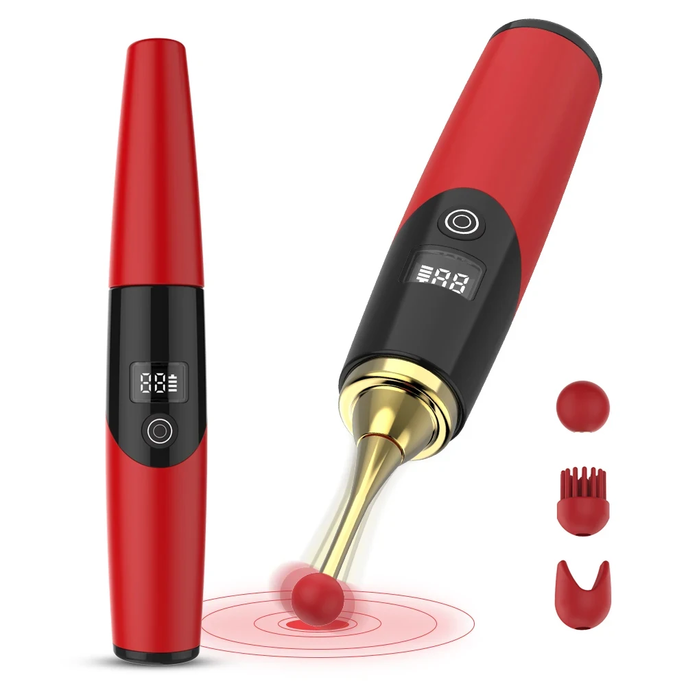 LCD Orgasm Pen Vibrator 12 Mode Vibrating G-Spot Female Clitoris Nipple Stimulator Portable Massager Adult Sex Toys For Women 18