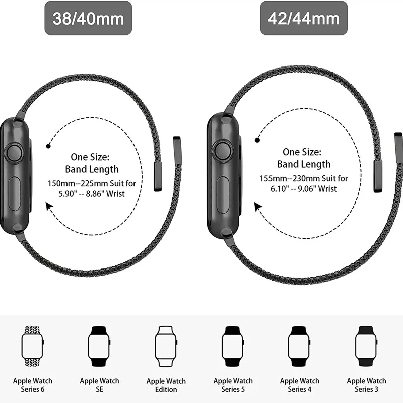 Magnetic Strap For Apple Watch Band 44mm 40mm 45mm 41mm 42mm 38mm 45 44 mm Bracelet iwatch Series 10 5 6 SE 7 8 Ultra 2 49mm