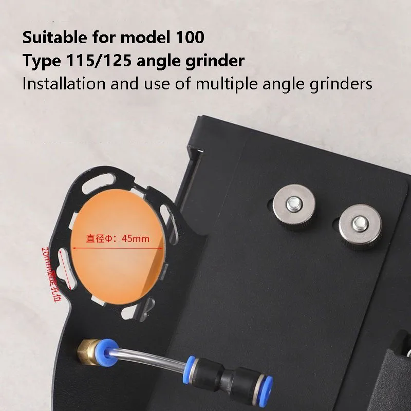 2025 New 45 Degree Tile Chamfering 100 Type Angle Grinder Bracket Metal Tile Cutting Chamfering Tool Angle Cutting Bracket