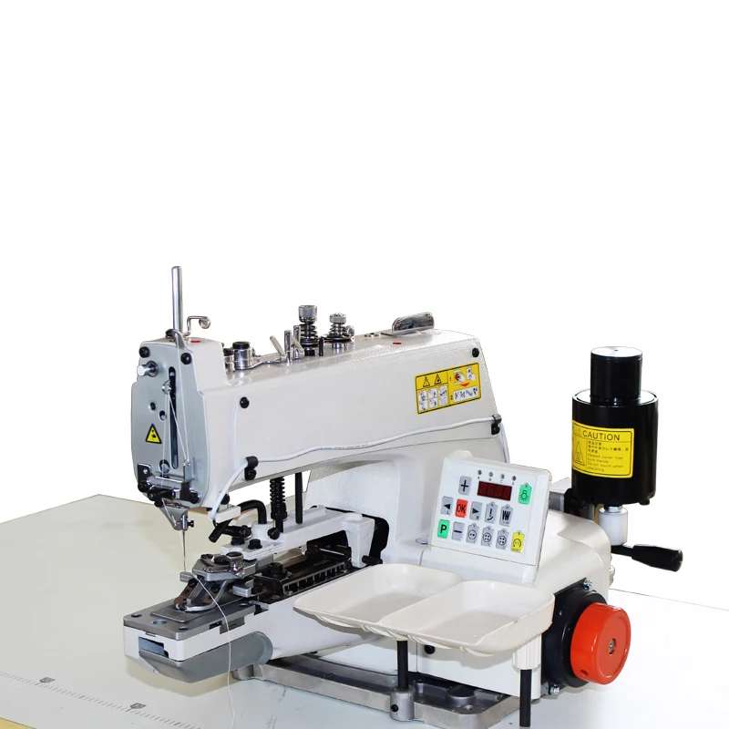 Automatic button sewing machine Computer direct drive button feeding machine Industrial cross sewing machine Button locking mach