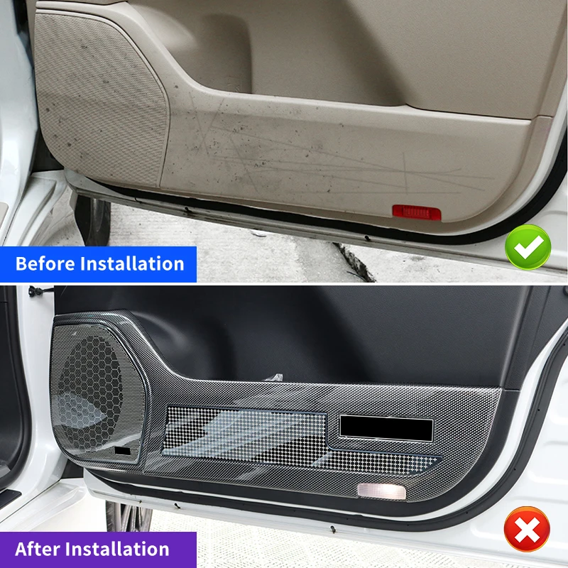 Car Door Speaker Protective Cover For Lexus LX570 LX450 2008-2022 2021 2020 2019 2018 2017 LX 570 Interior  upgraded Accessories