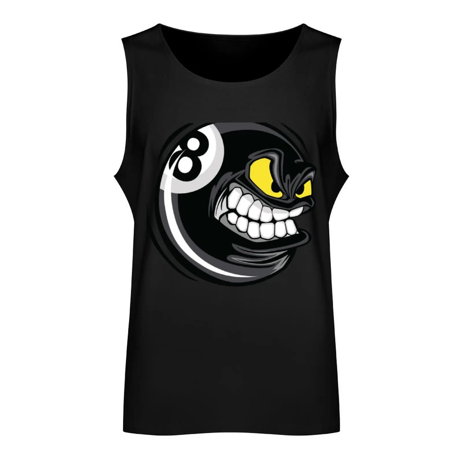 8 ball Billiards Tank Top vest men Man summer clothes