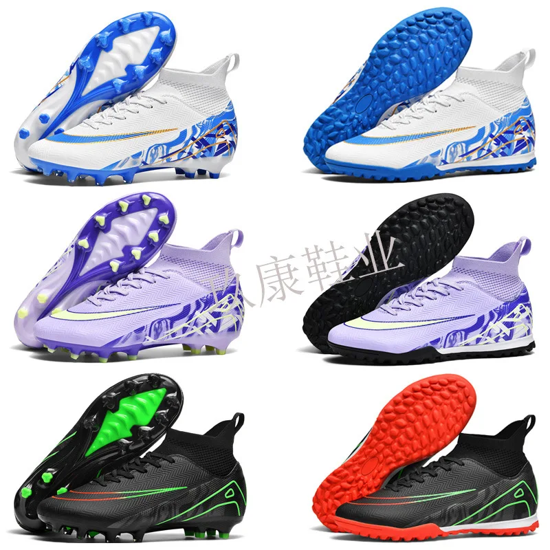 Children Soccer Shoes Men Original Football Shoes Indoor Professional Football Field Boots Society Cleats TF/AG Sneaker Non Slip