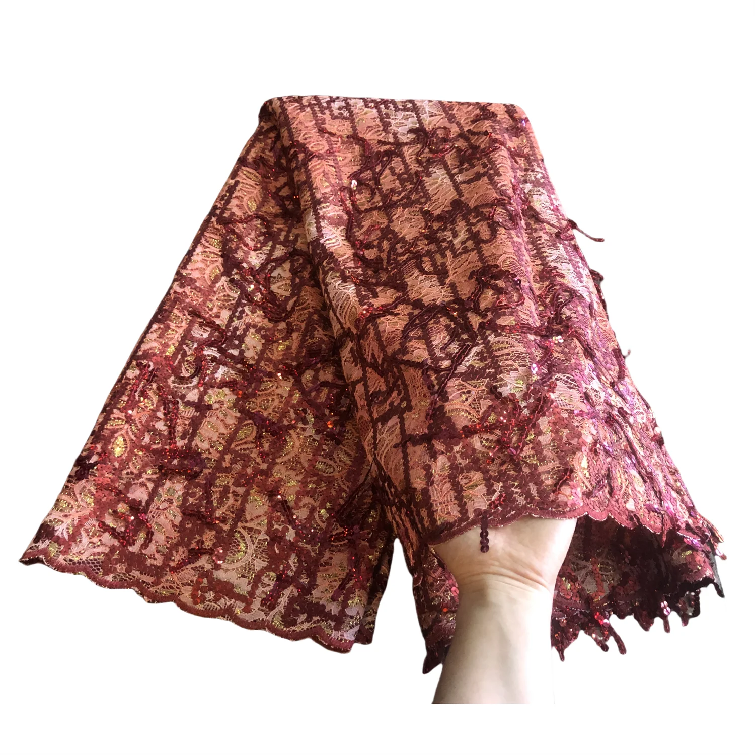 

Multicolor 3D Tassels Sequins Nigerian Double Organza Mesh Tulle Lace High Qualty 2025 African French Net Fabric Celebration Sew