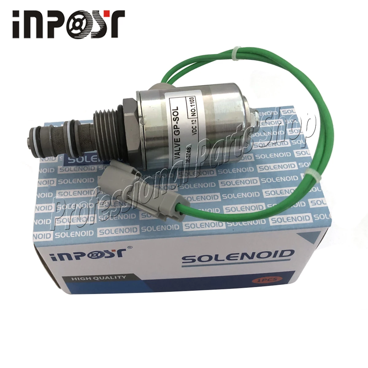 

12V 3E-3748 Solenoid Valve for Caterpillar 3116 3126 3306 3406B 3406C 3406E 3408