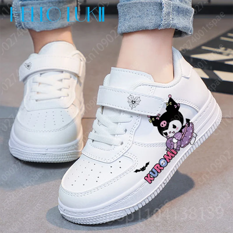 Kuromi girls Shoes sneakers for children Student Casual basketball shoes Stitch Kid Sneakers Running Fashion Sports Shoes