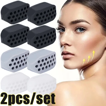 Exercitador mandibular exercício linha facial queixo pescoço bola trainer exercícios de treino de silicone massageador fortalecedor cinta facial