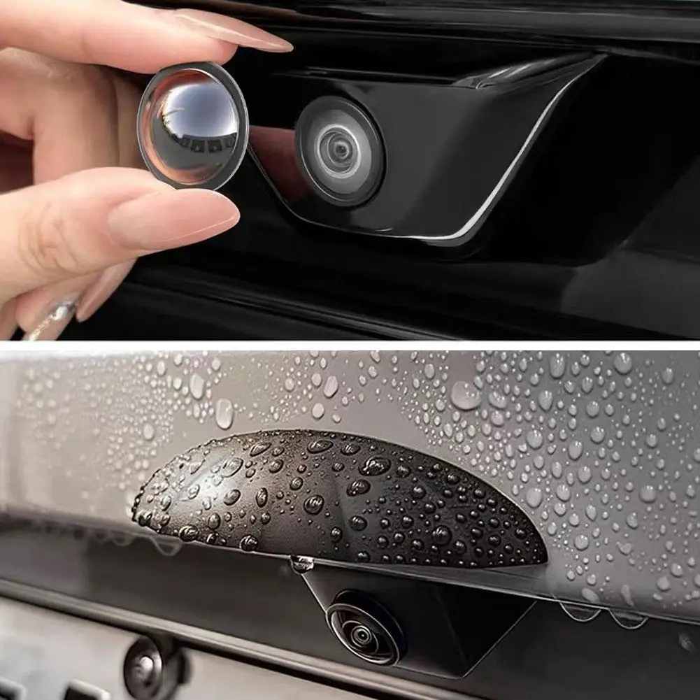 Car Camera Protective Cover 360 ° High-definition Reversing Anti-Scratch Protective Lens Cover Dustproof Camera Guard T4Q4