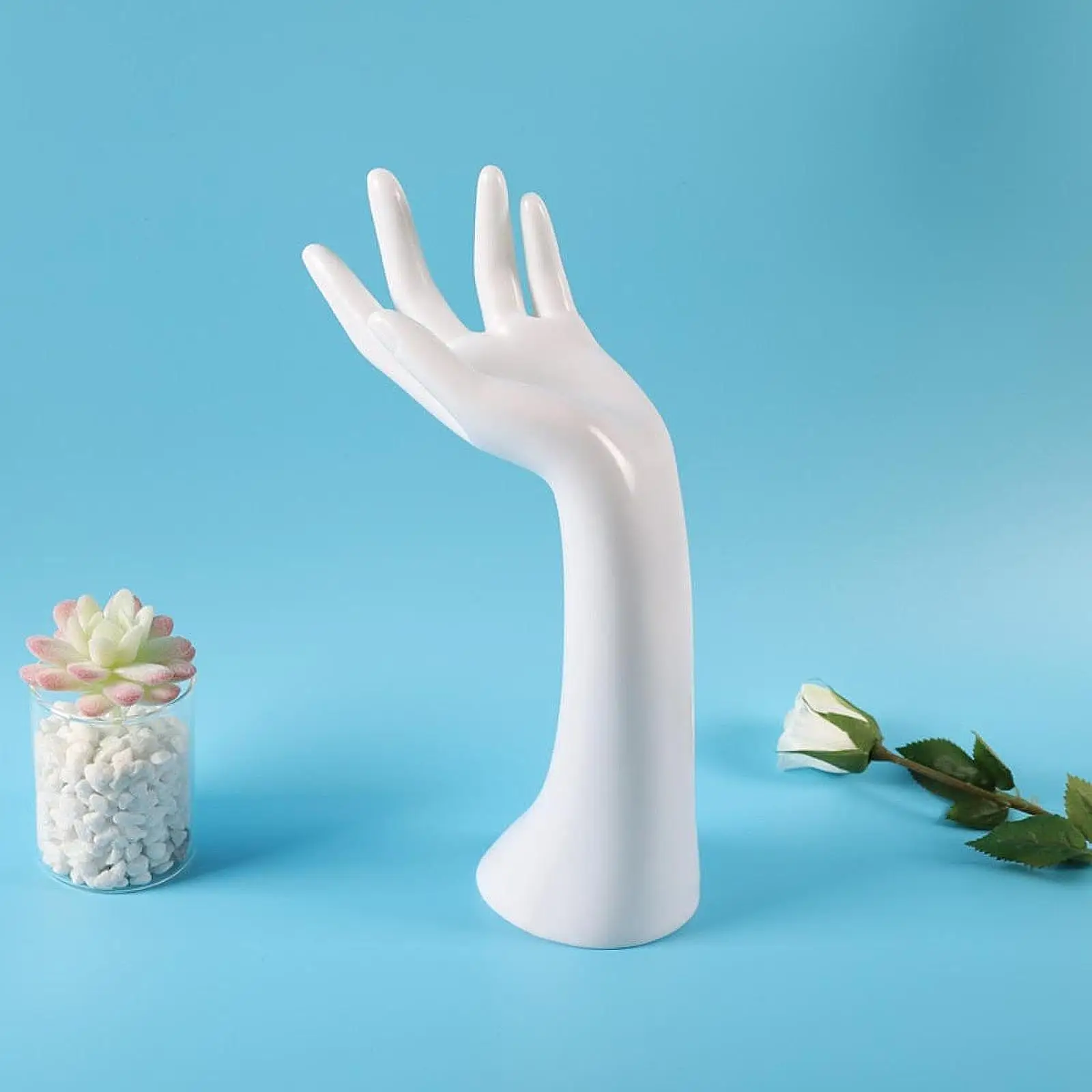 Mannequin Hand Jewelry Display Stand Hand Chain Photograph Prop Rings Holder