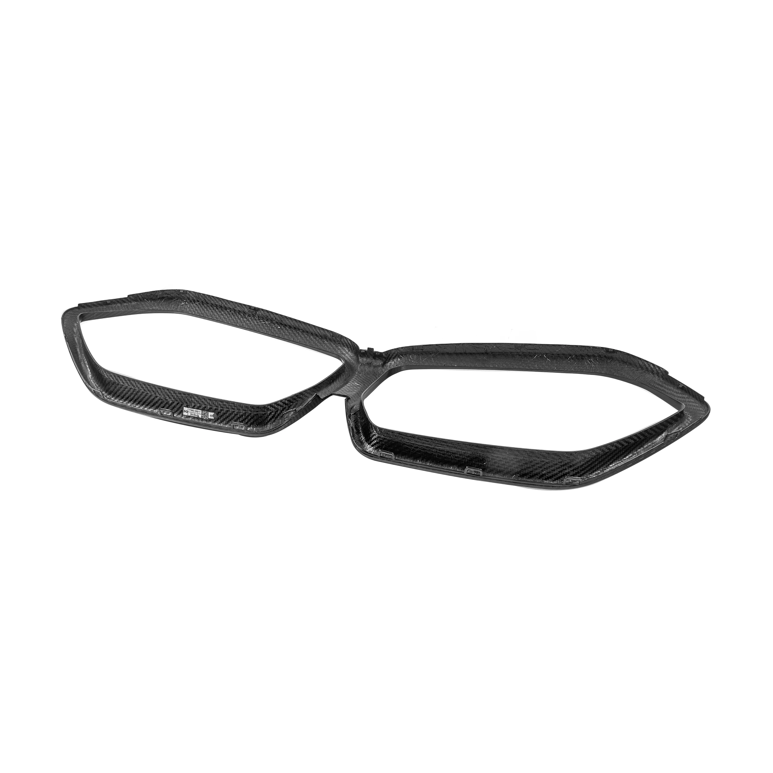 Высококачественная сменная рамка передней решетки из сухого углеродного волокна для X5M F95 LCI X6M F96 LCI 2024 + рамка решетки бампера