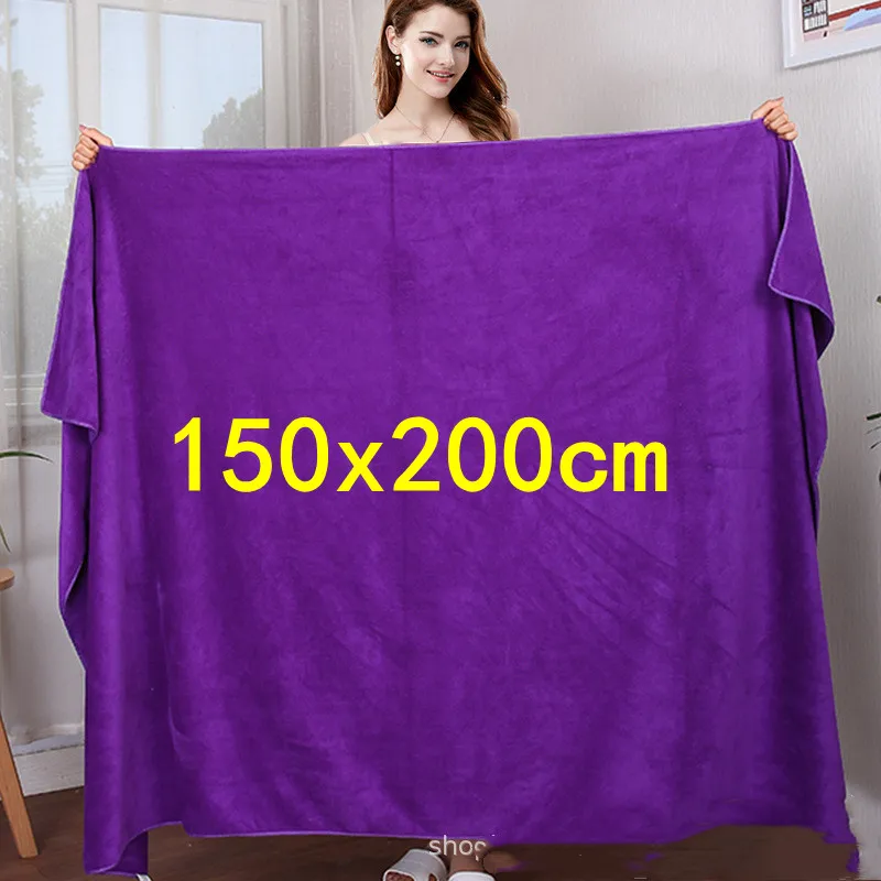 high quality thicken Microfiber bath towel, super large, soft high absorption and quick-drying,  no fading, multi-functional use