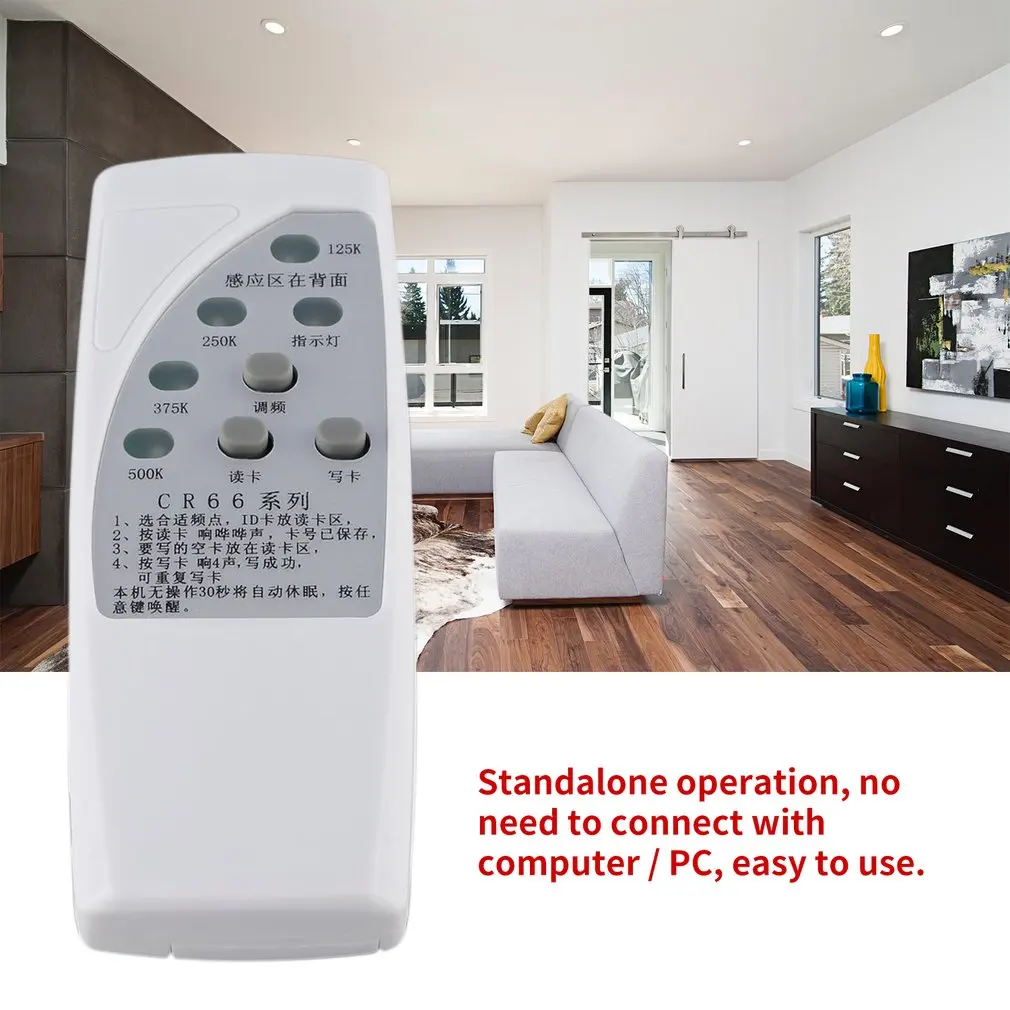 CR66 Handheld RFID ID Card Duplicator Programmer Reader Writer 3 Buttons Copier Duplicator With Light Indicator