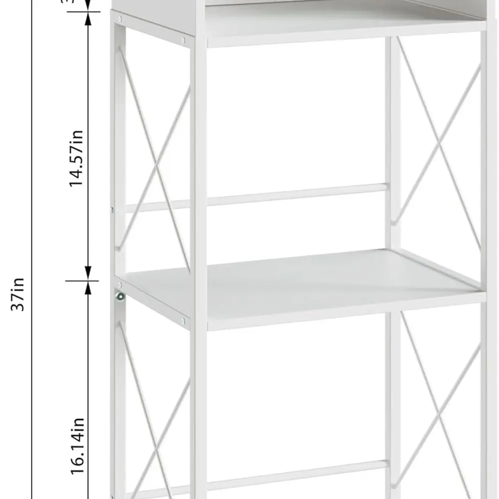 Полка для ликера для домашнего бара, 4-уровневая винтажная подставка для виски и спиртных напитков белого цвета