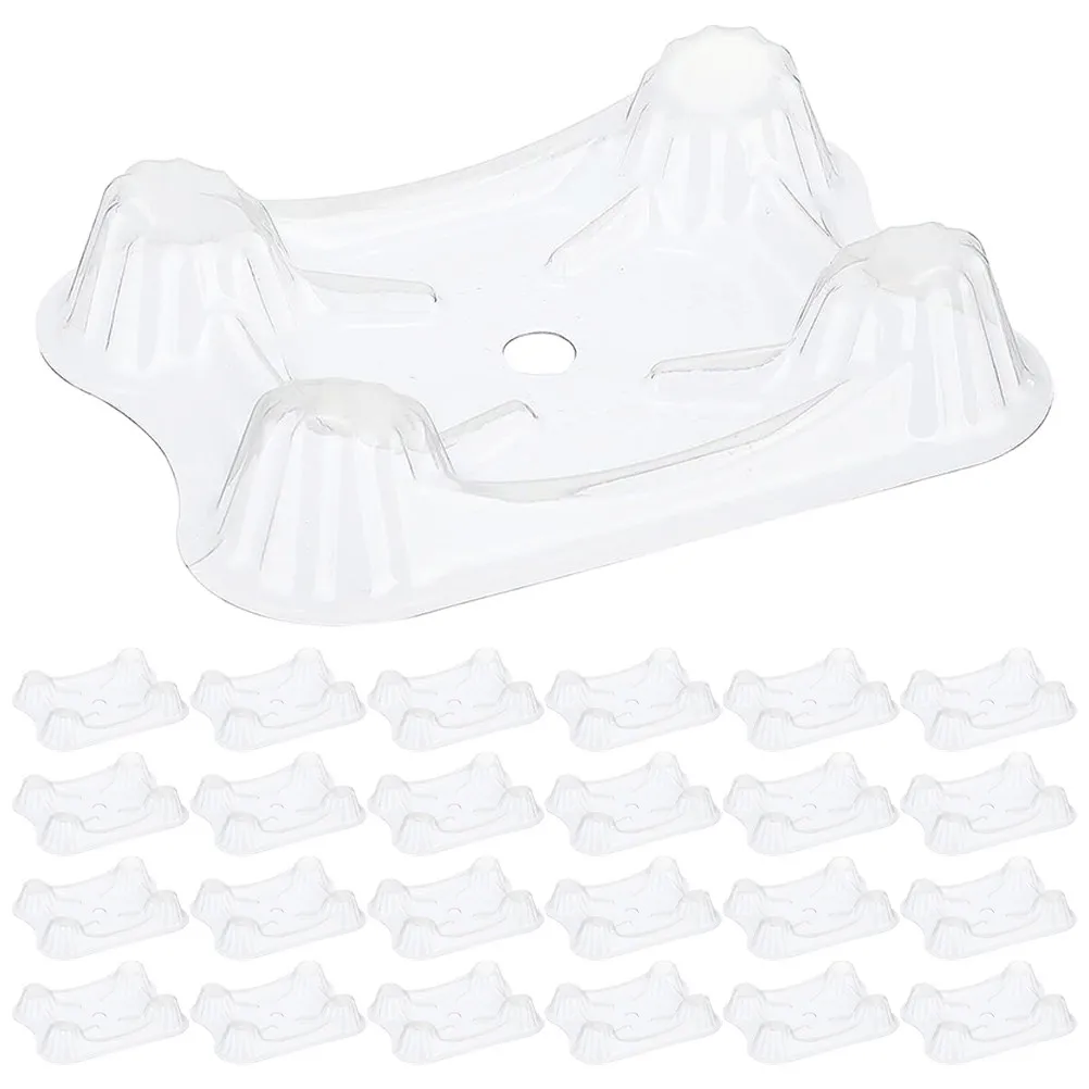 Watermelon Support Tray 50pcs Transparent Garden Fruit Holder for Heavy Melons and Gourds