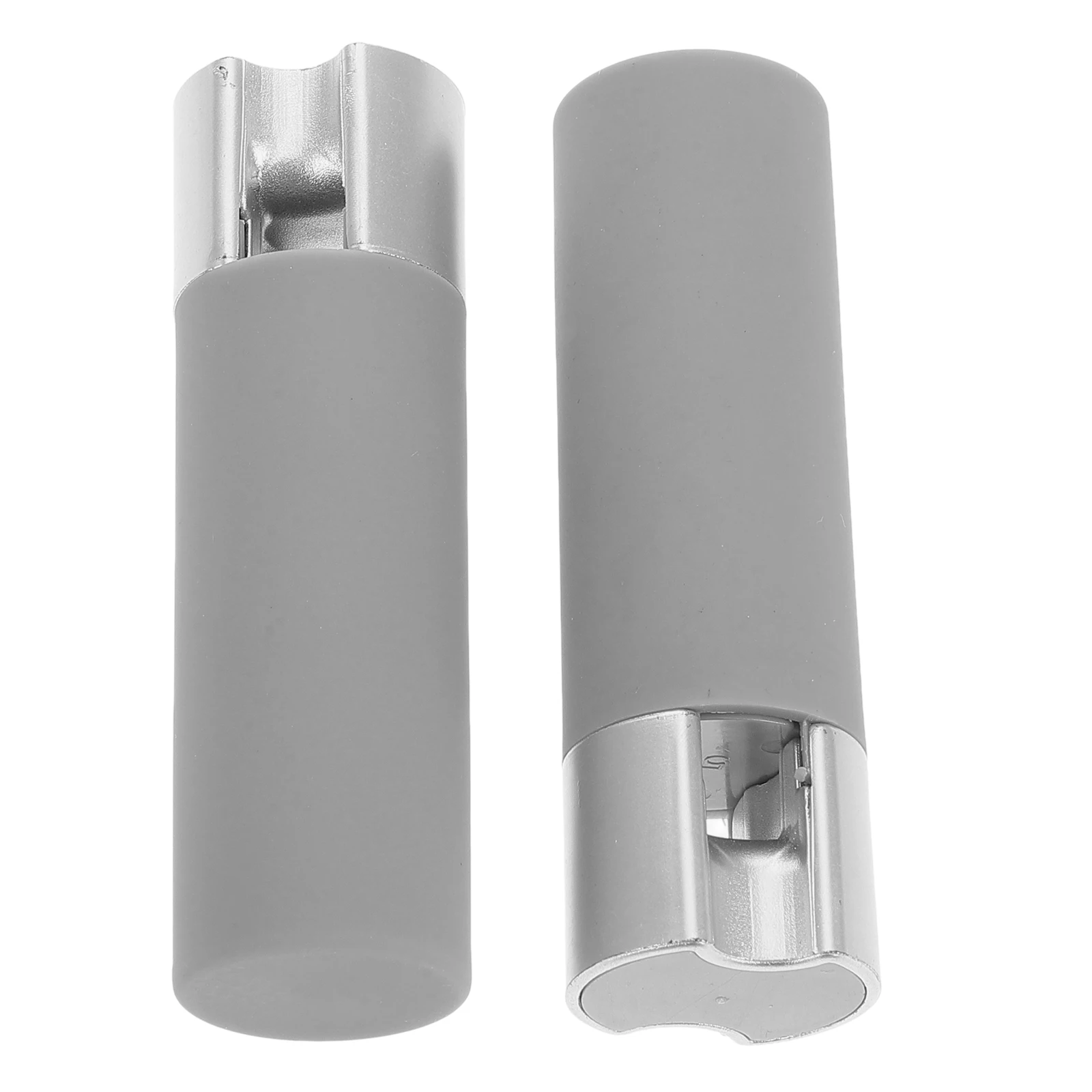 

2 Pcs Window Blinds Pull Rope Pendant Handles Cord Weight Frosted Cordless Roller Shades Grey Chain Connector Curtain